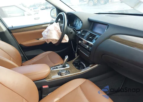 2016 BMW X3 Sdrive28I z USA, uszkodzony, nr VIN 5UXWZ7C56G0R32518